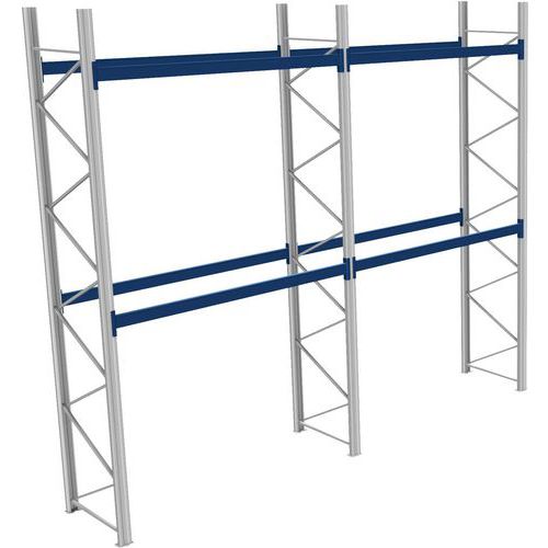 Rack 1 Départ + 1 Suivant Lxlxh 2700x5800x5000 1000kg 2 Niv