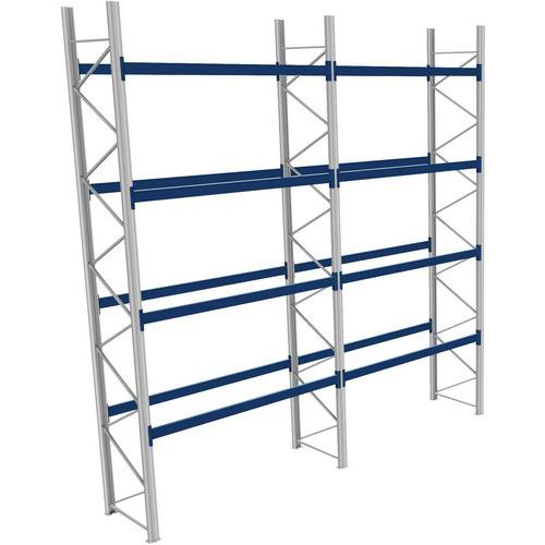 Rack 1 Départ + 1 Suivant Lxlxh 2700x5800x6000 1000kg 4 Niv