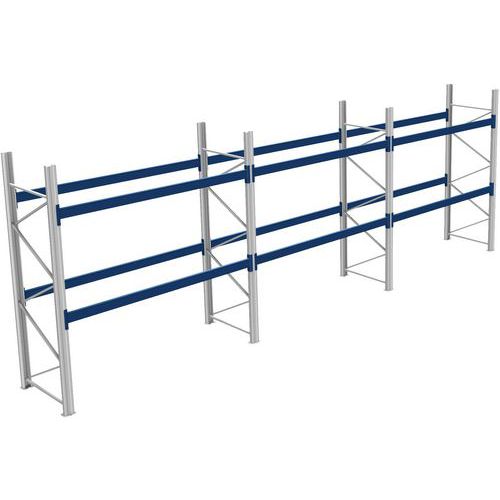 Rack 1 Départ + 2 Suivants Lxlxh 2700x8600x3000 600kg 2 Niv