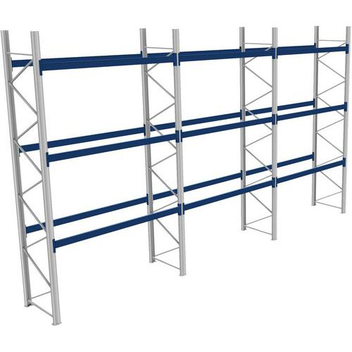 Rack 1 Départ + 2 Suivants Lxlxh 2700x8600x5000 600kg 3 Niv