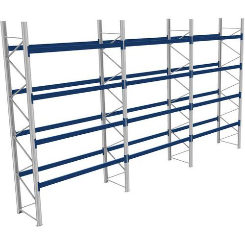 Rack 1 Départ + 2 Suivants Lxlxh 2700x8600x5000 600kg 4 Niv