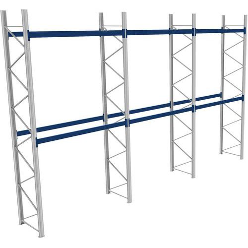 Rack 1 Départ + 2 Suivants Lxlxh 2700x8600x5500 600kg 2 Niv