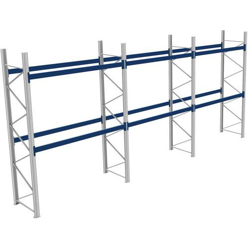 Rack 1 Départ + 2 Suivants Lxlxh 2700x8600x4000 800kg 2 Niv