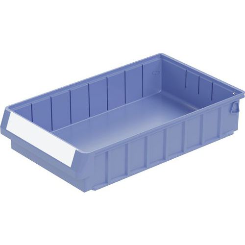 Bac Pour Rayonnage Rk Rk4208 400x234x80 Bleu Pigeon