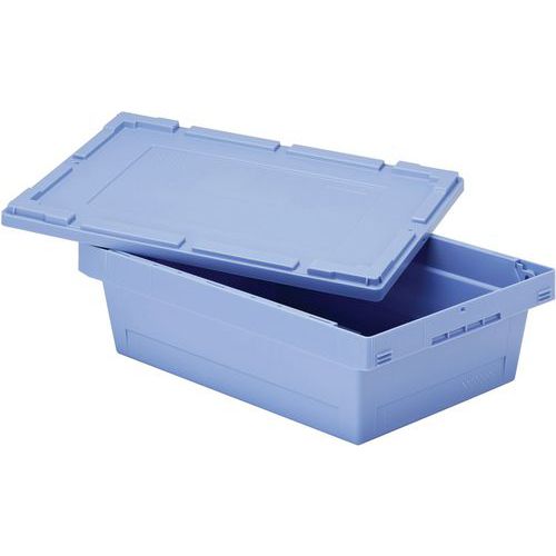 Couvercle Coiffant Bleu-gris L400xl300 De Dimension