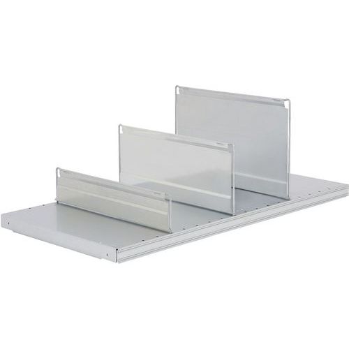 Séparateurs En Tôle D'acier Profondeur 600 Mm Hauteur 100 Mm