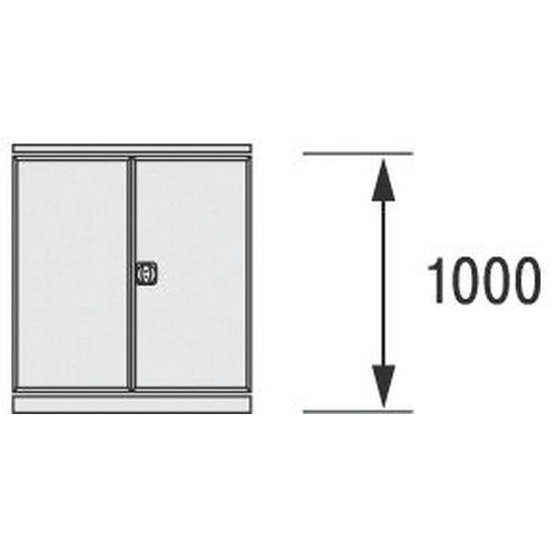 Portes à Deux Battants De Largeur 1000mm Et Hauteur 1000mm