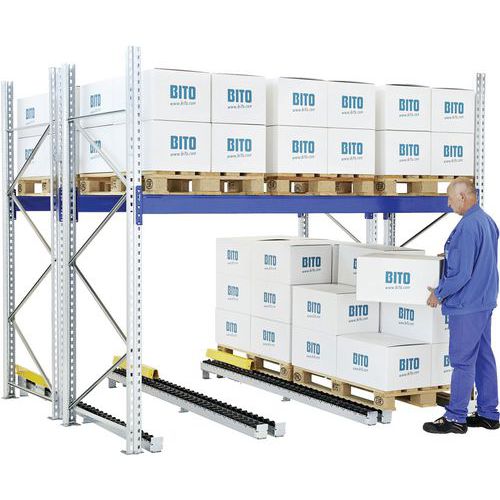 Modules De Rails à Galets Longueur Galet 74 Mm Entraxe 72 Mm