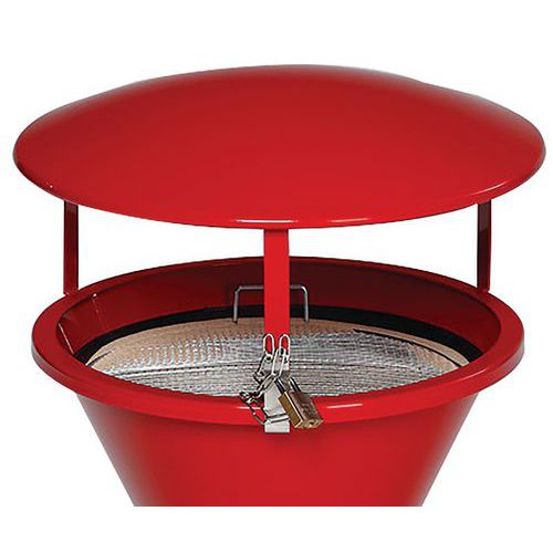 Toit Pour Cendrier Sablier - Rouge - Var