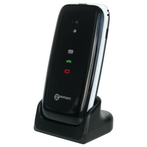 Téléphone Portable à Clapet Amplifié Cl8700 4g Fonction Sos - Geemarc