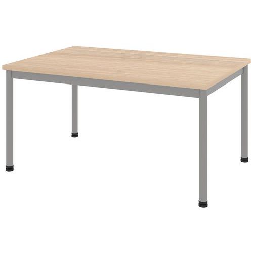 Table Comite 180x80 Cm T5 - 4p Plat Strat Abs - Acacia/gris Arg