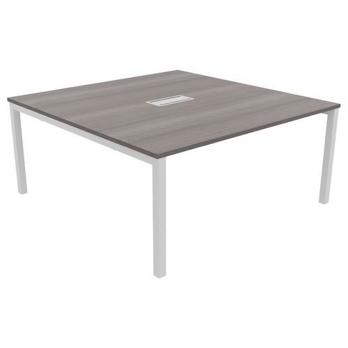 Table Réunion Astro Arche 160 X 163 Cèdre/blanc