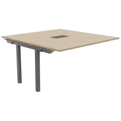 Table Réunion Suivant Astro Arche 140 X 143 Chêne Fil /alu