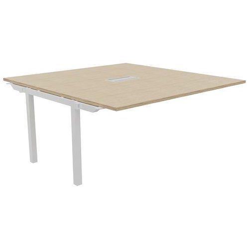 Table Réunion Suivant Astro Arche 160 X 163 Chêne Fil/blanc