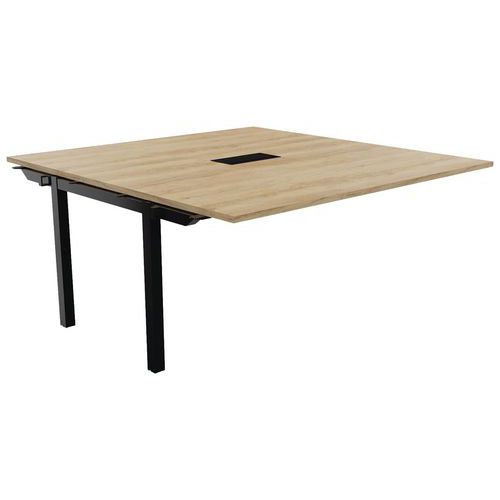 Table Réunion Suivant Astro Arche 160 X 163 Chêne Vieilli/noir