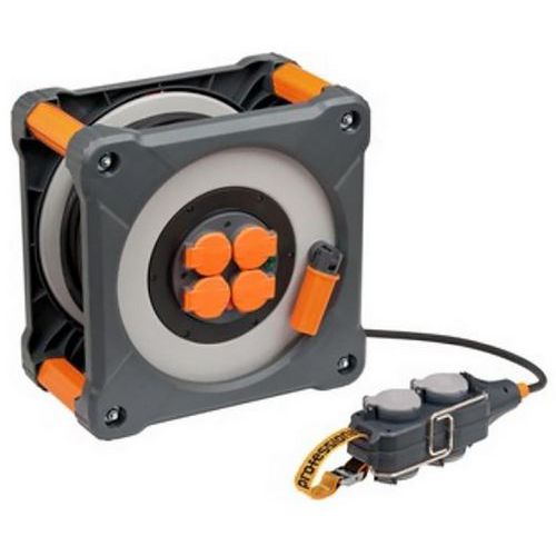 Enrouleur Ã‰lectrique Powerblock Avec 4 Prises - 25m+5m