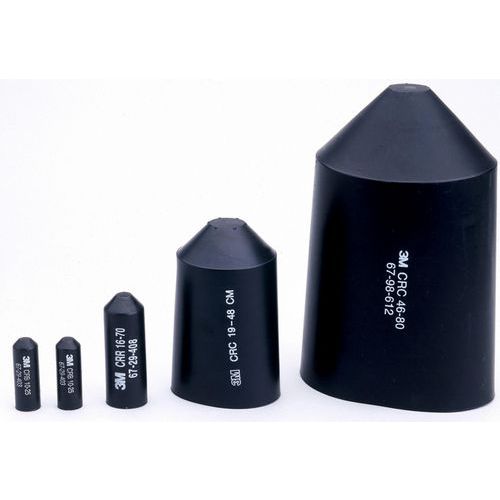 3M - Capot Thermorétractable CRC 16-27 - Noir - Ø 40 mm - Accessoire de Connexion Électrique