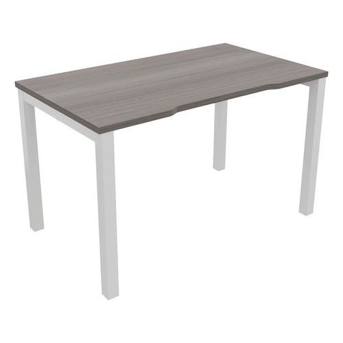 Bureau Astro Arche Droit Ã‰chancré 120 X 70 Cèdre/blanc