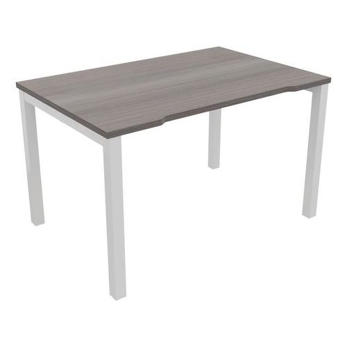 Bureau Astro Arche Droit Ã‰chancré 120 X 80 Cèdre/blanc