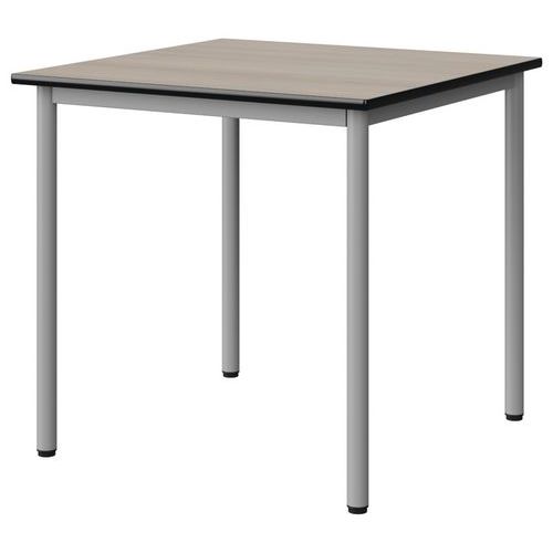 Table Malibu 80x80cm T6 4p Stra Acacia/noir Gris 9006