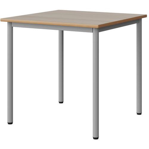 Table Malibu 80x80cm T6 4p Stra Alaisé Acacia/gris 9006