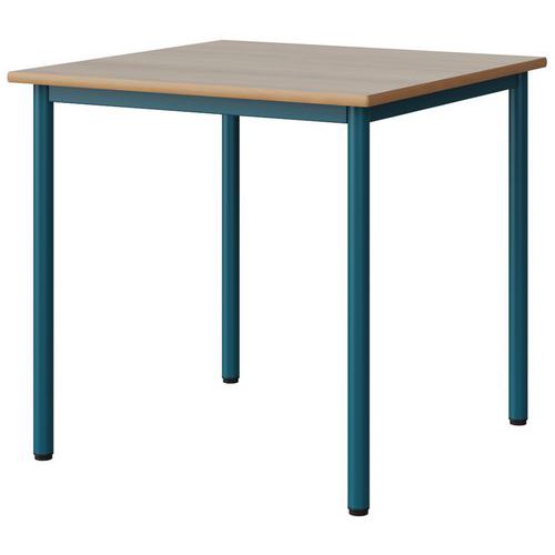 Table Malibu 80x80cm T6 4p Stra Alaisé Acacia/bleu 5025