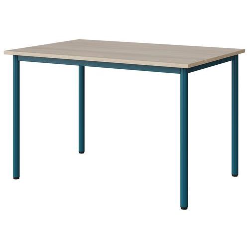 Table Malibu 120x80 T6 4p Stra Abs Acacia/bleu 5025