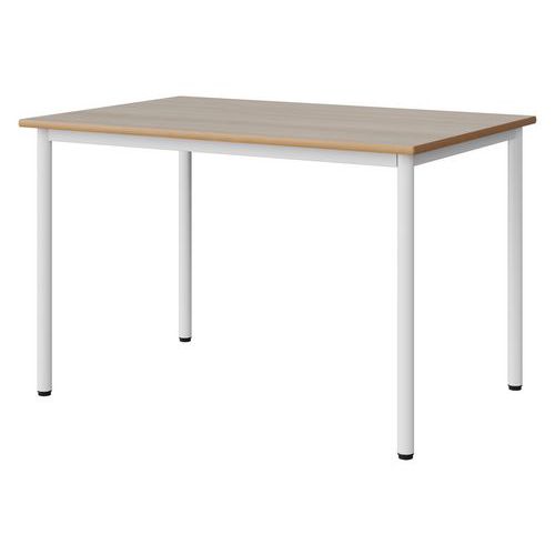 Table Malibu 120x80 T6 4p Stra Alaisé Acacia/blc 9016