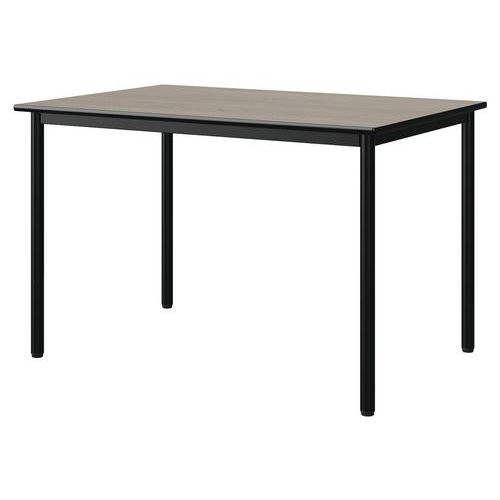 Table Malibu 120x80 T6 4p Str Antib Chên 1146/noir Noir 9005