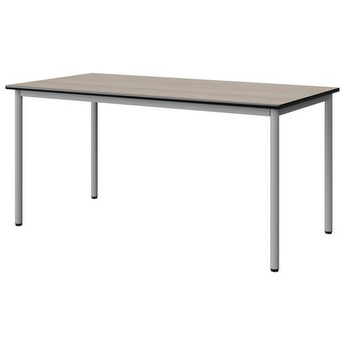 Table Malibu 160x80 T6 4p Stra Acacia/noir Gris 9006