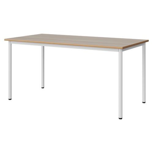 Table Malibu 160x80 T6 4p Stra Alaisé Acacia/blc 9016
