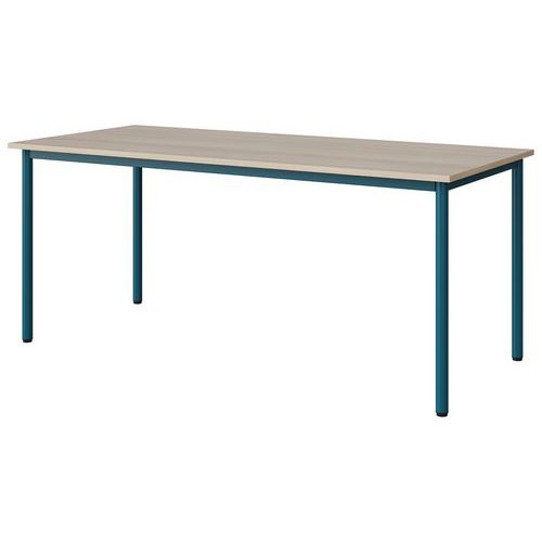 Table Malibu 180x80 T6 4p Stra Abs Acacia/bleu 5025
