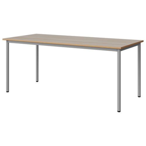 Table Malibu 180x80 T6 4p Stra Alaisé Acacia/gris 9006