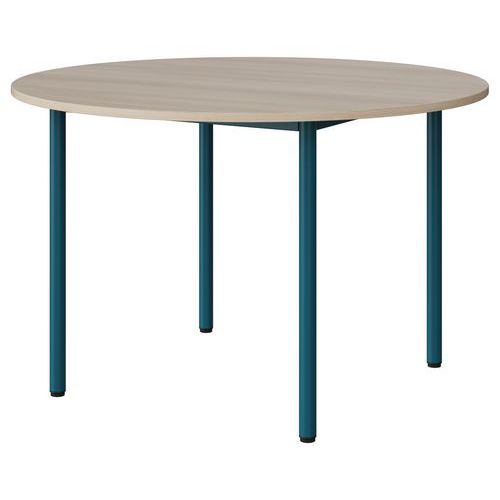 Table Malibu Ã˜ 120 T6 4p Stra Abs Acacia/bleu 5025