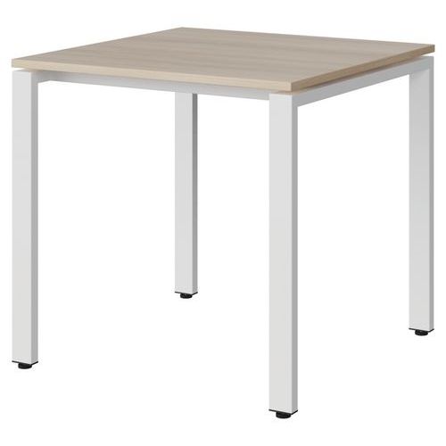 Table Malibu 80x80 T6 Soudé Str Abs Acacia/blc 9016