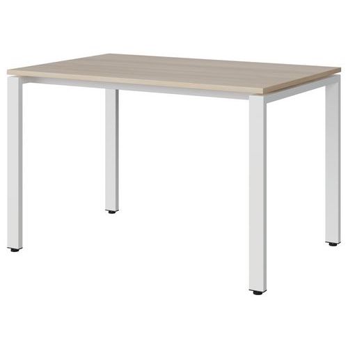 Table Malibu 120x80 T6 Soudé Str Abs Acacia/blc 9016