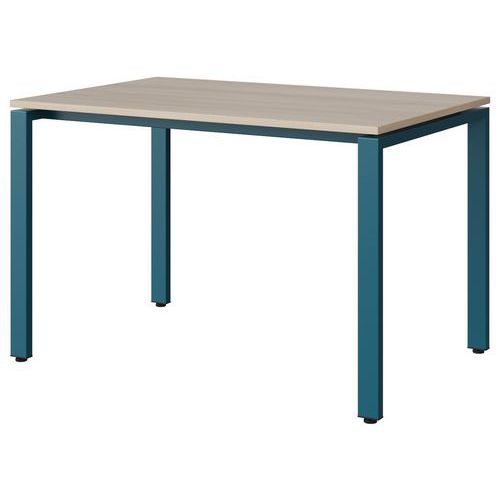 Table Malibu 120x80 T6 Soudé Str Abs Acacia/bleu 5025