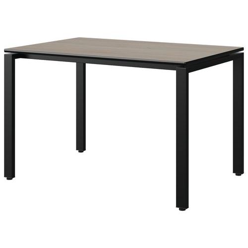 Table Malibu 120x80 T6 Soudé St Antib Chên 1146/no Noir 9005