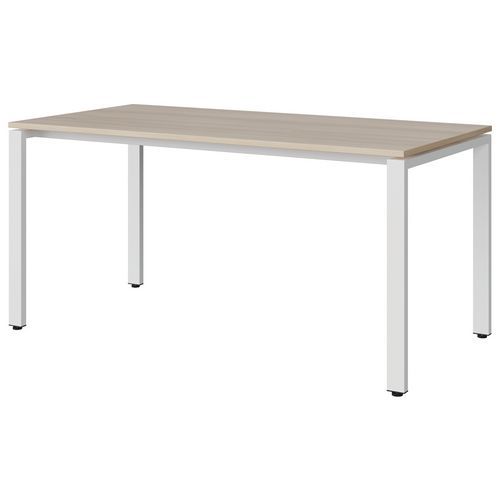 Table Malibu 160x80 T6 Soudé Stra Abs Acacia/blc 9016