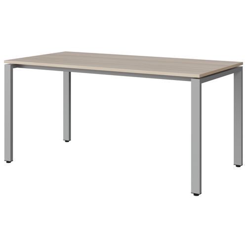 Table Malibu 160x80 T6 Soudé Stra Abs Acacia/gris 9006