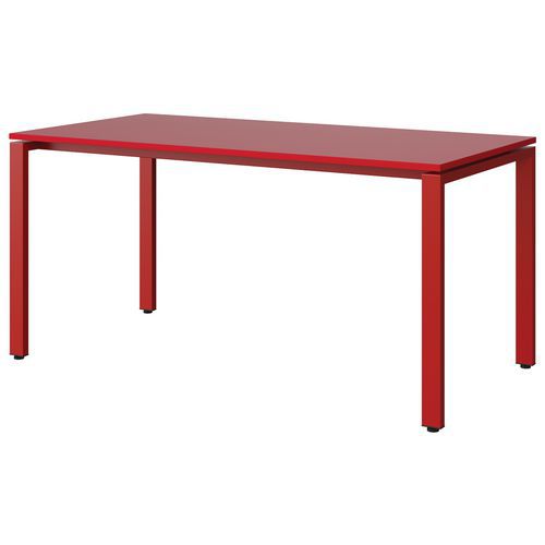 Table Malibu 160x80 T6 Soudé Stra Abs Rouge U321/rouge 3020