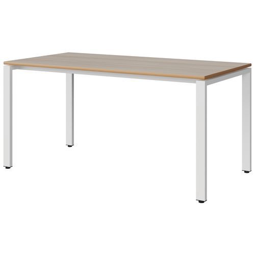 Table Malibu 160x80 T6 Soudé Stra Alaisé Acacia/blc 9016
