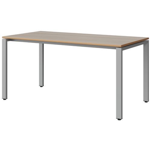 Table Malibu 160x80 T6 Soudé Stra Alaisé Acacia/gris 9006