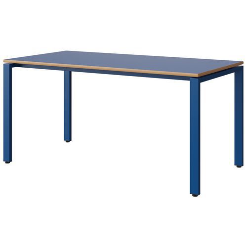 Table Malibu 160x80 T6 Soudé Stra Alaisé Bleu U525/bleu 5005