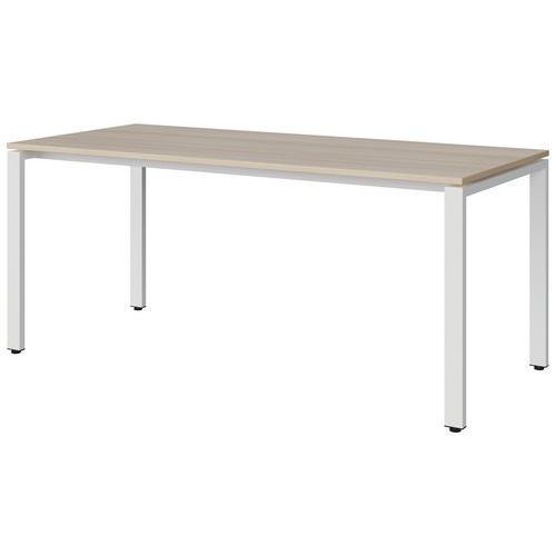 Table Malibu 180x80 T6 Soudé Stra Abs Acacia/blc 9016