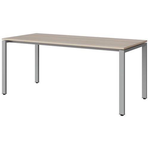 Table Malibu 180x80 T6 Soudé Stra Abs Acacia/gris 9006