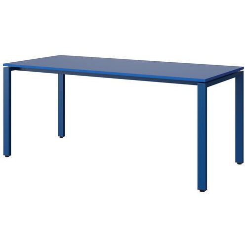 Table Malibu 180x80 T6 Soudé Stra Abs Bleu U525/bleu 5005