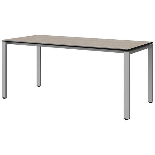 Table Malibu 180x80 T6 Soudé Stra Acacia/noir Gris 9006