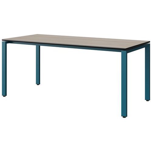 Table Malibu 180x80 T6 Soudé Stra Acacia/noir Bleu 5025