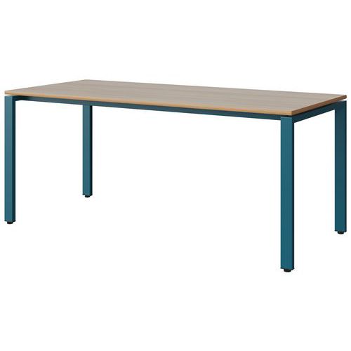 Table Malibu 180x80 T6 Soudé Stra Alaisé Acacia/bleu 5025